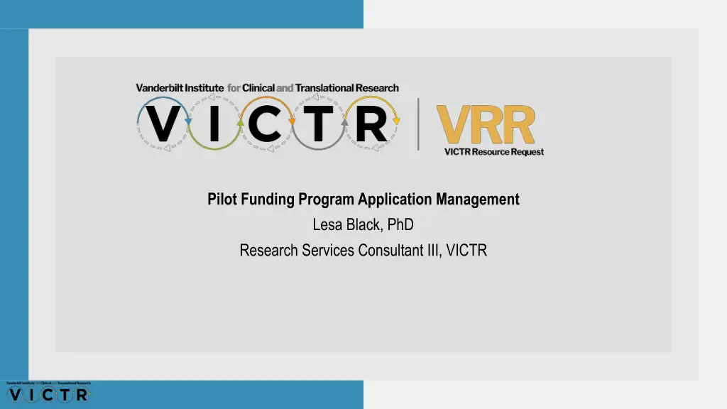 pilot funding program application management lesa n.w