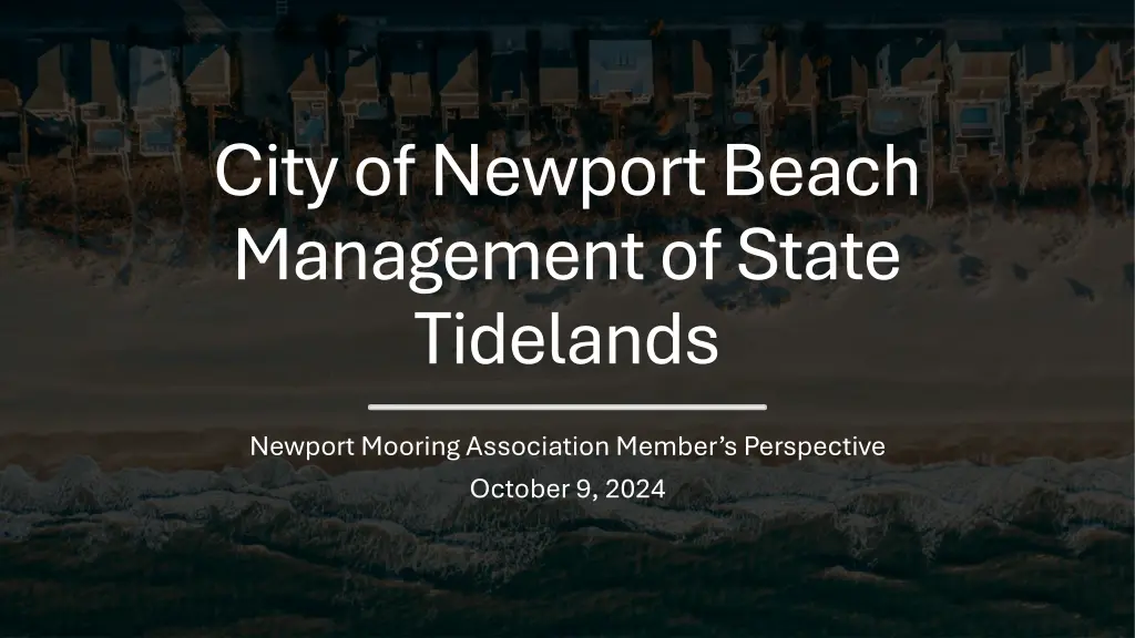 city of newport beach management of state n.w