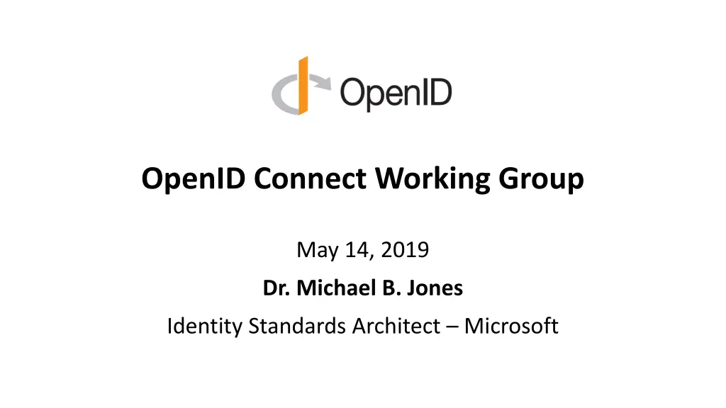 openid connect working group n.w