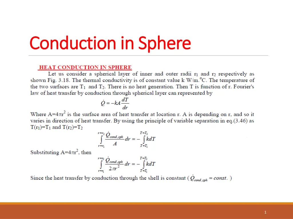 conduction in sphere conduction in sphere n.w