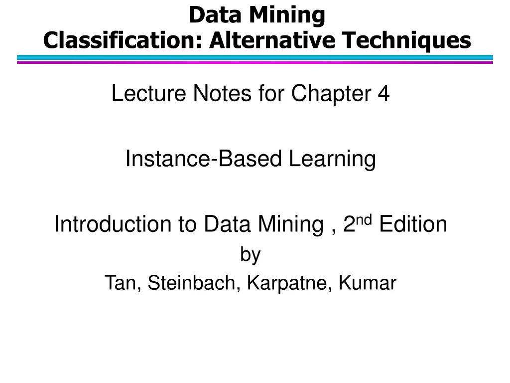 data mining n.w