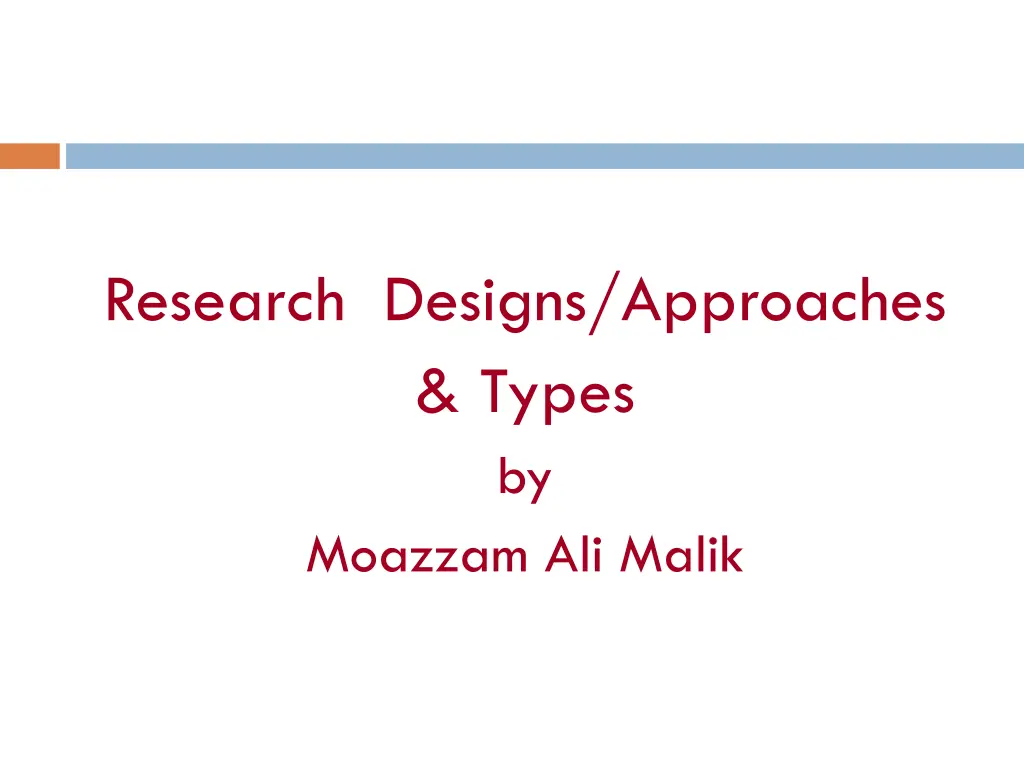 research designs approaches types by moazzam n.w