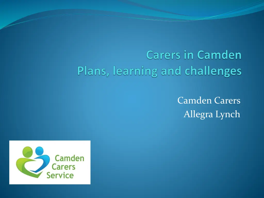 camden carers allegra lynch n.w