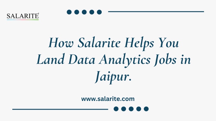 how salarite helps you land data analytics jobs n.w