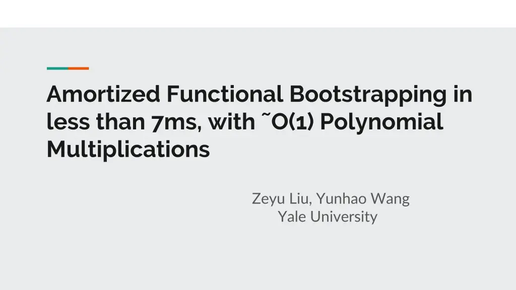 amortized functional bootstrapping in less than n.w