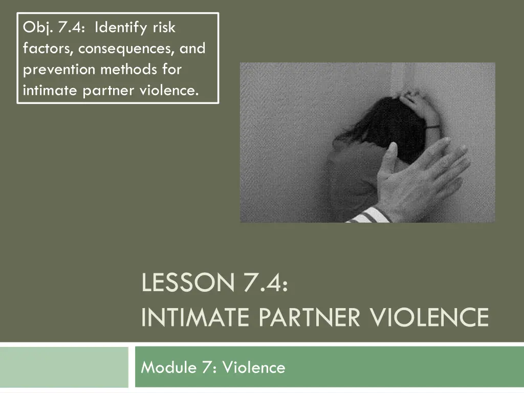 obj 7 4 identify risk factors consequences n.w