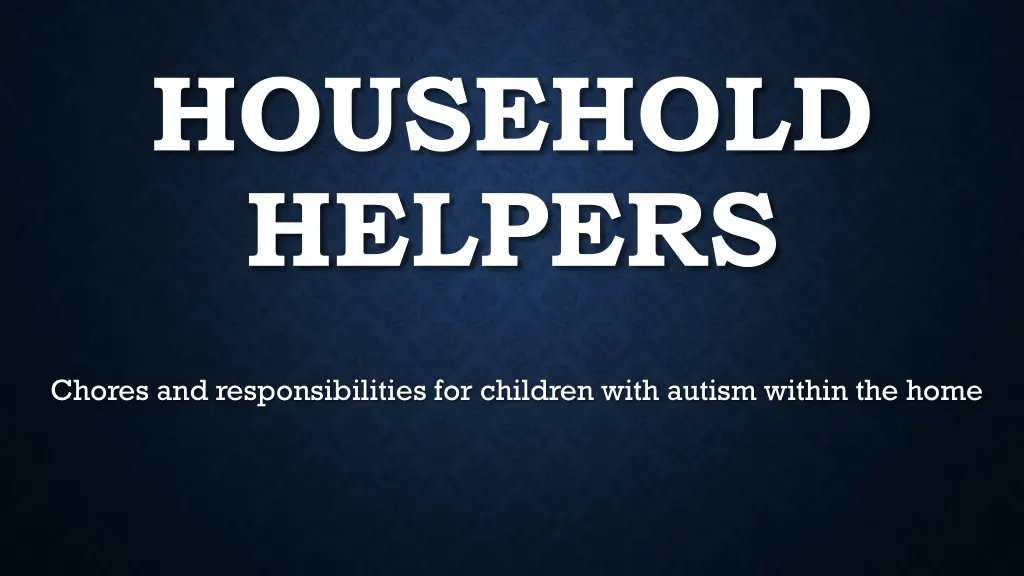 household helpers n.w