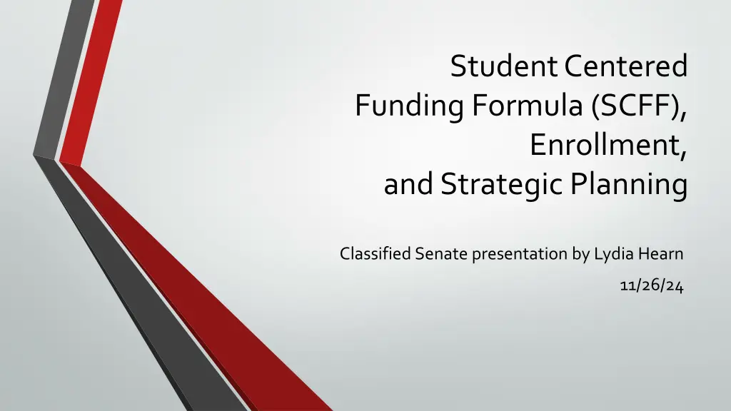 student centered funding formula scff n.w