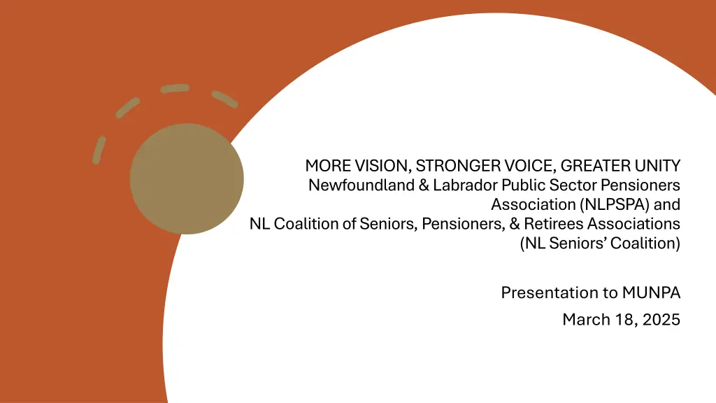 more vision stronger voice greater unity n.w
