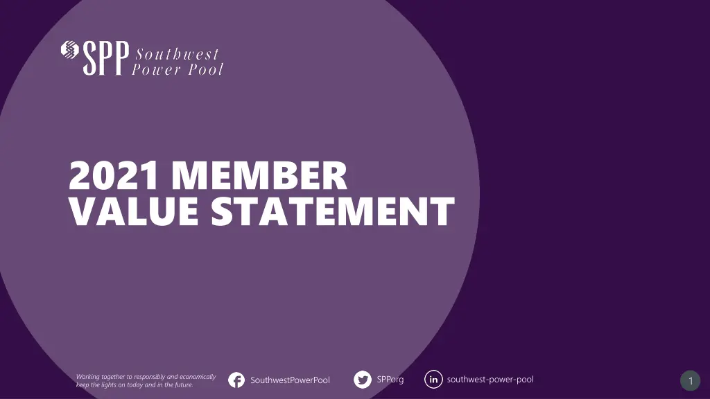 2021 member value statement n.w