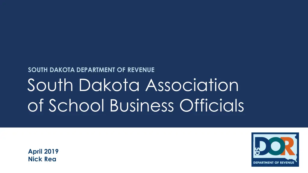 south dakota department of revenue south dakota n.w