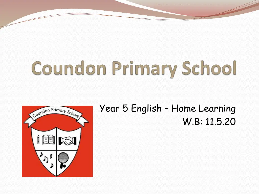 year 5 english home learning n.w