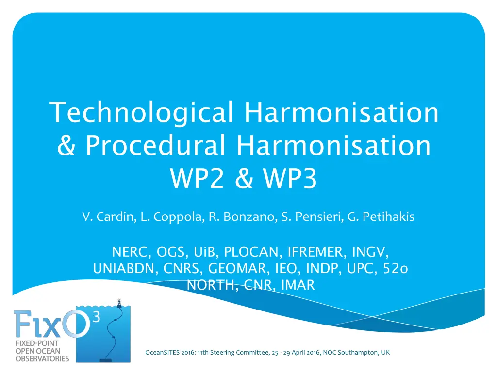 technological harmonisation procedural n.w