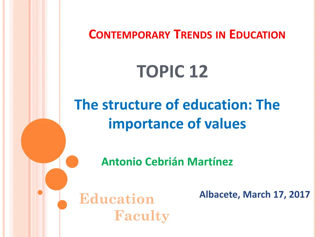 c ontemporary t rends in e ducation n.w