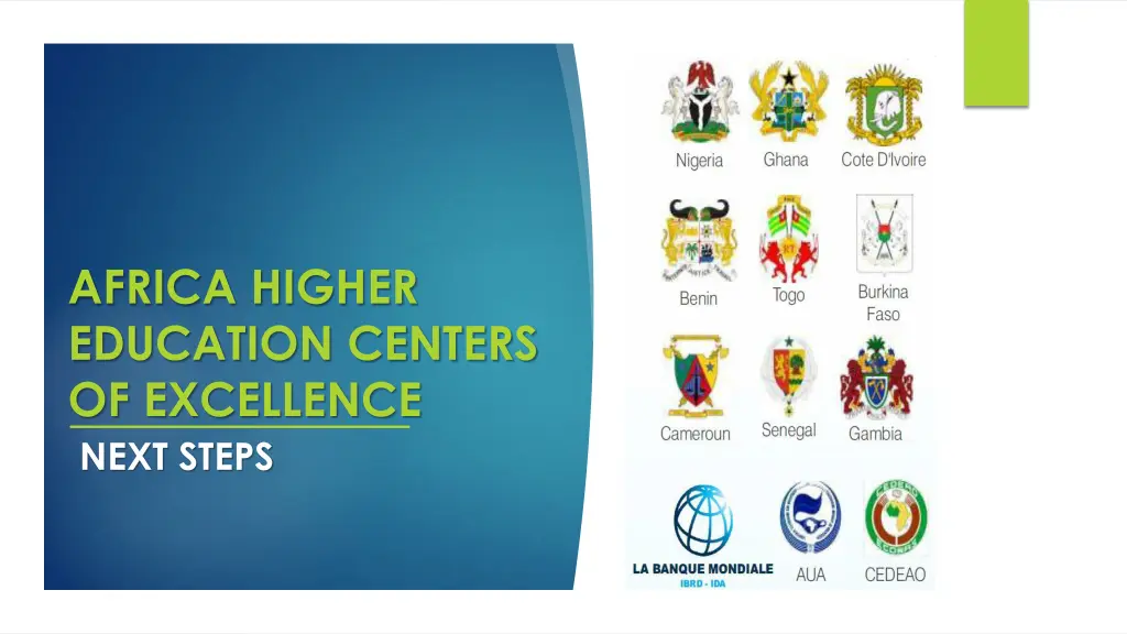 africa higher education centers of excellence n.w