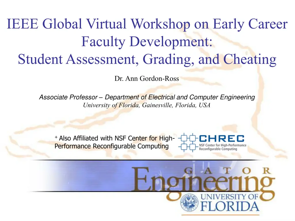 ieee global virtual workshop on early career n.w
