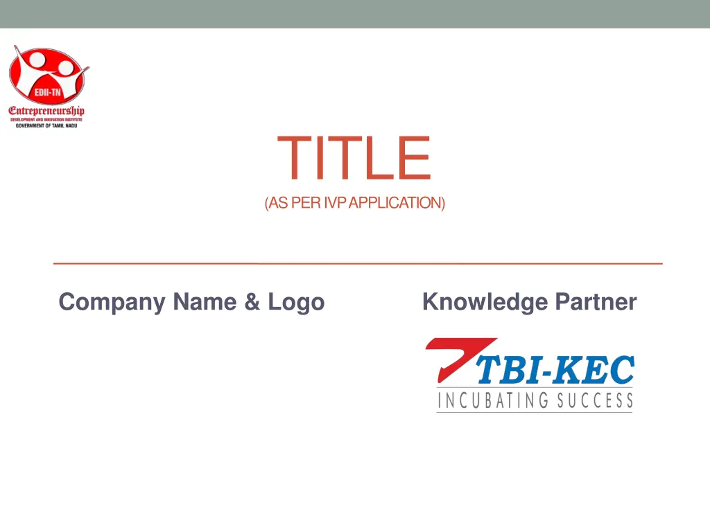 title as per ivp application n.w