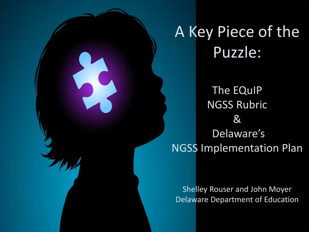 a key piece of the puzzle n.w