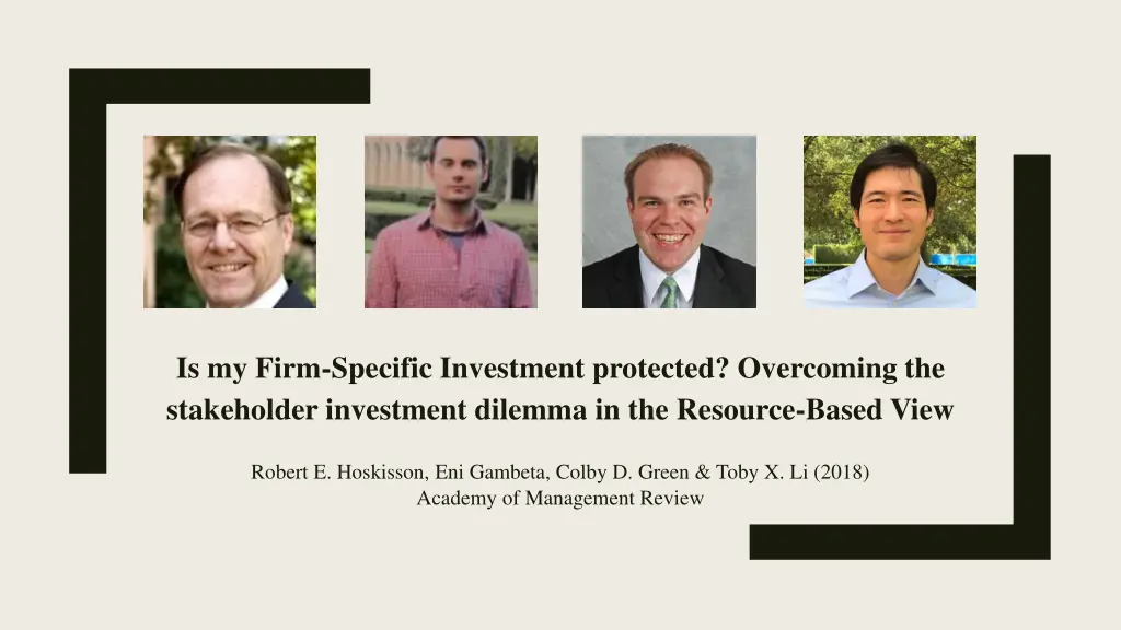 is my firm specific investment protected n.w