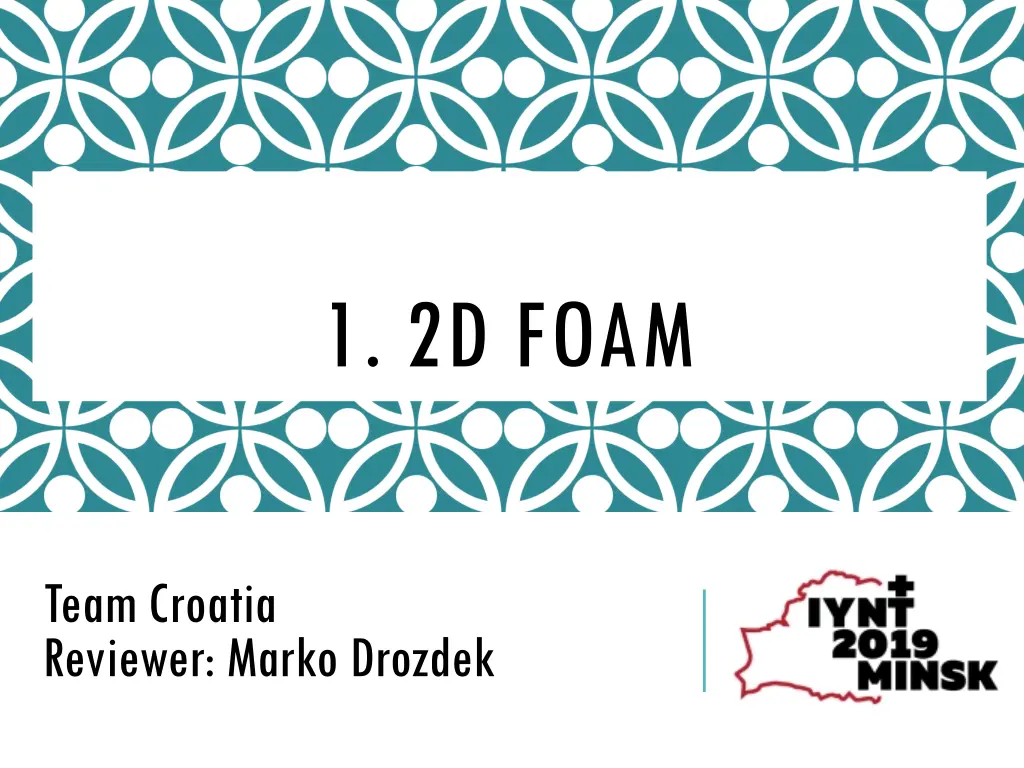 1 2d foam n.w
