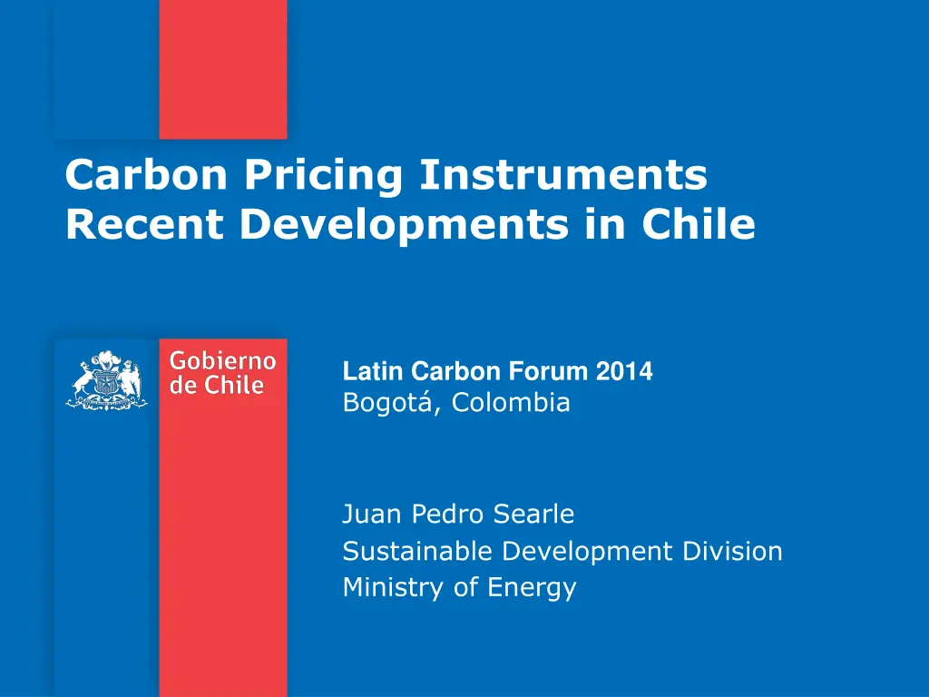 carbon pricing instruments recent developments n.w
