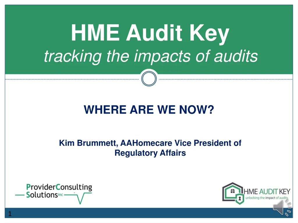 hme audit key tracking the impacts of audits n.w