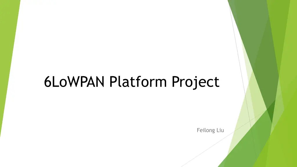 6lowpan platform project n.w