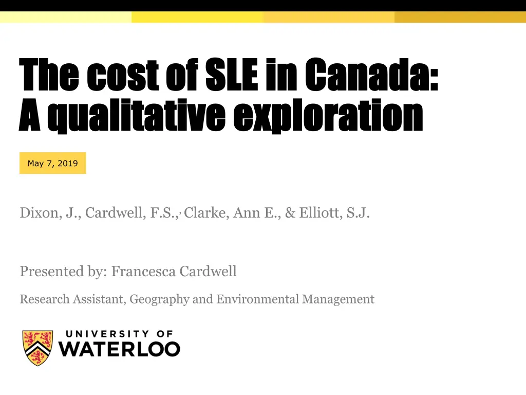 the cost of sle in canada the cost n.w