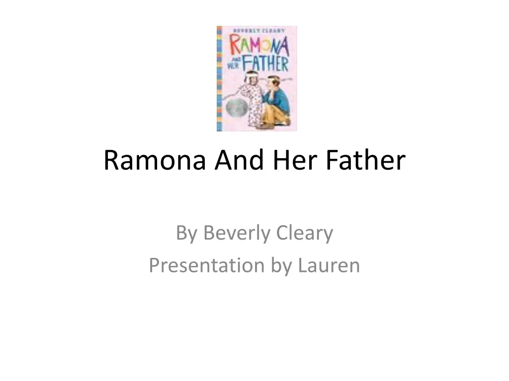 ramona and her father n.w