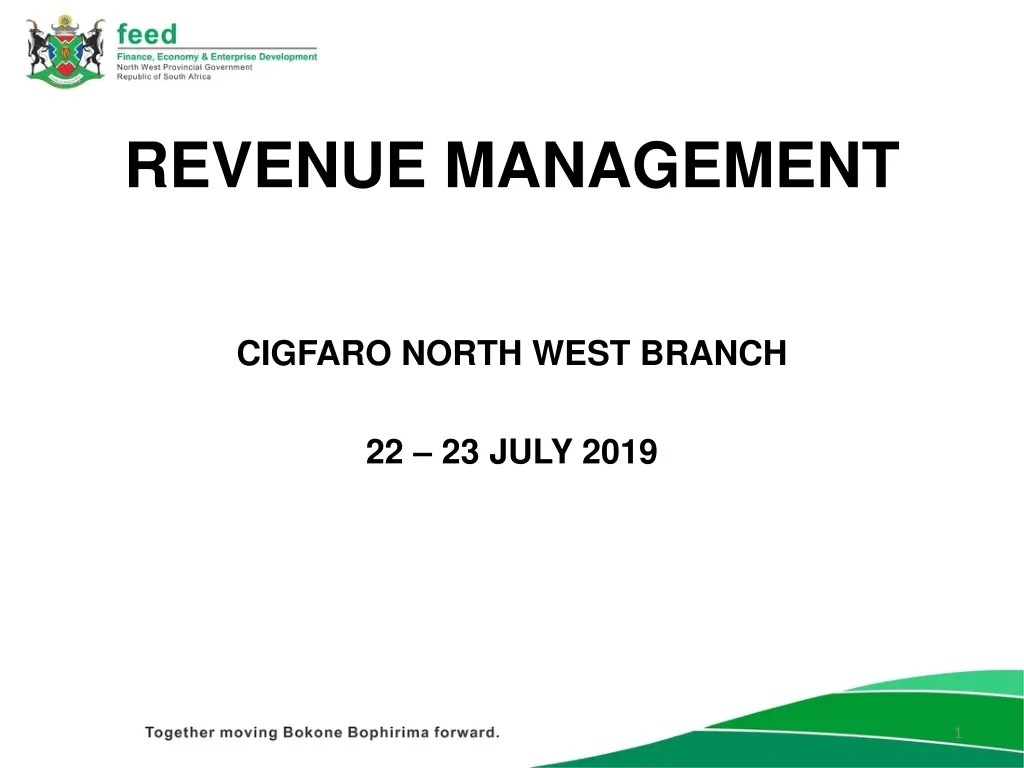 revenue management n.w