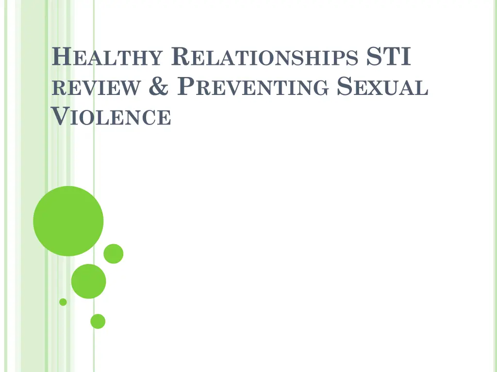 h ealthy r elationships sti review p reventing n.w