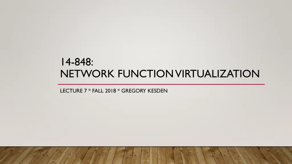 14 848 network function virtualization n.w
