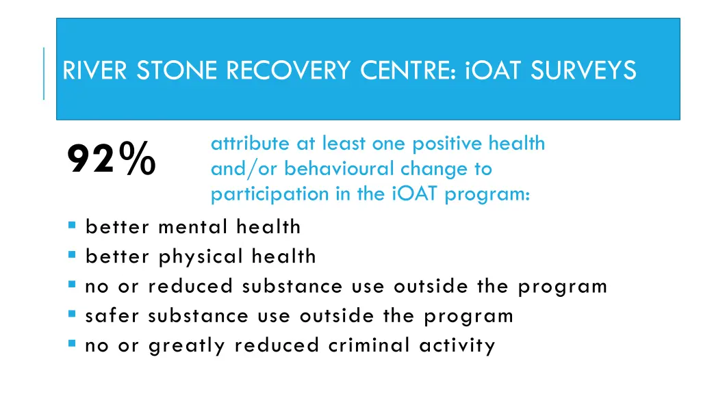 river stone recovery centre ioat surveys n.w
