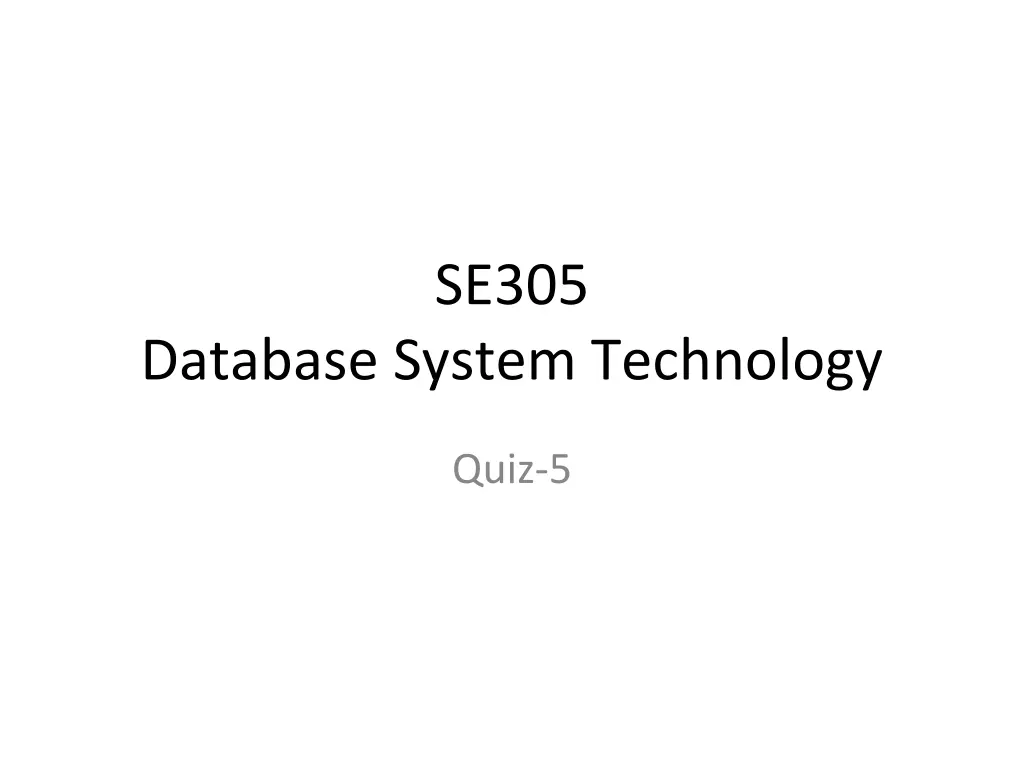 se305 n.w