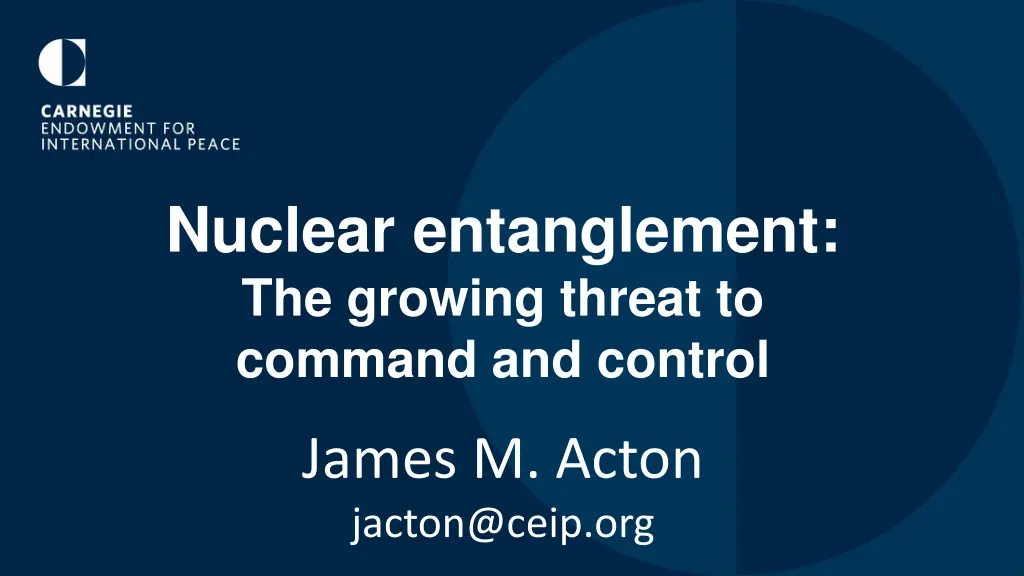 nuclear entanglement the growing threat n.w