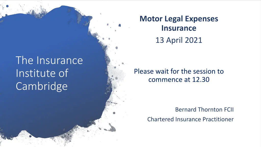 motor legal expenses insurance 13 april 2021 n.w