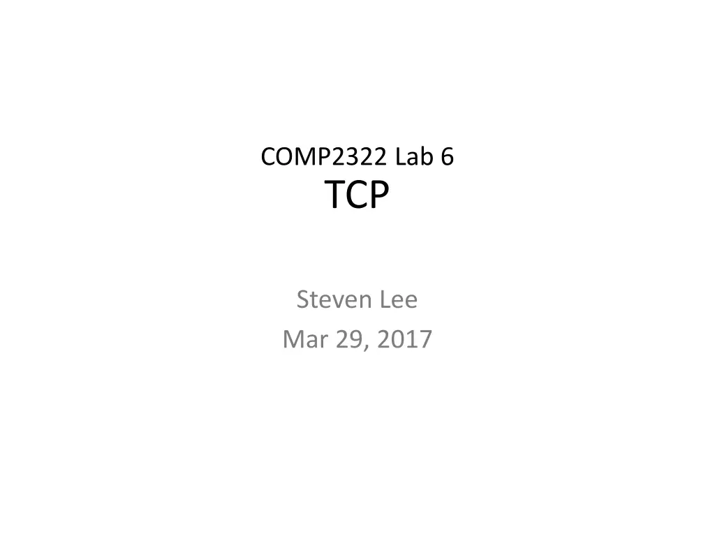 comp2322 lab 6 tcp n.w