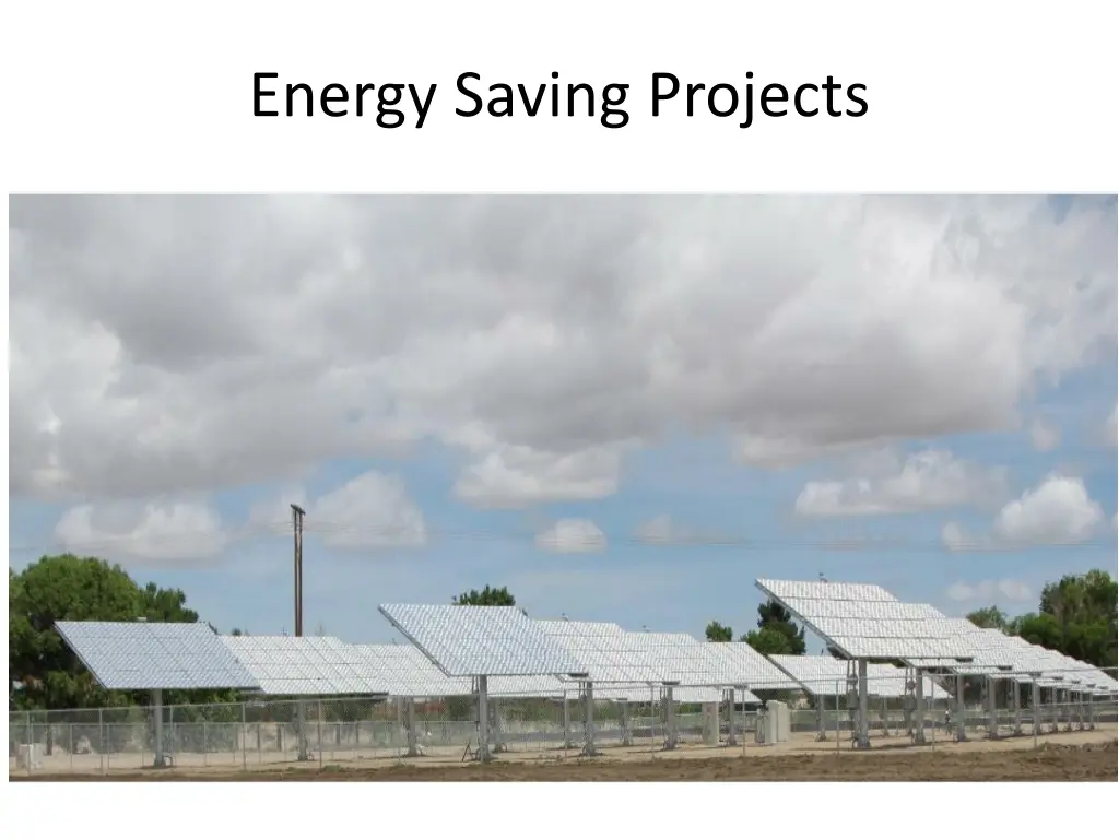 energy saving projects n.w