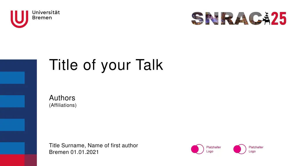 title of your talk n.w