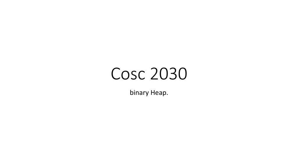cosc 2030 n.w