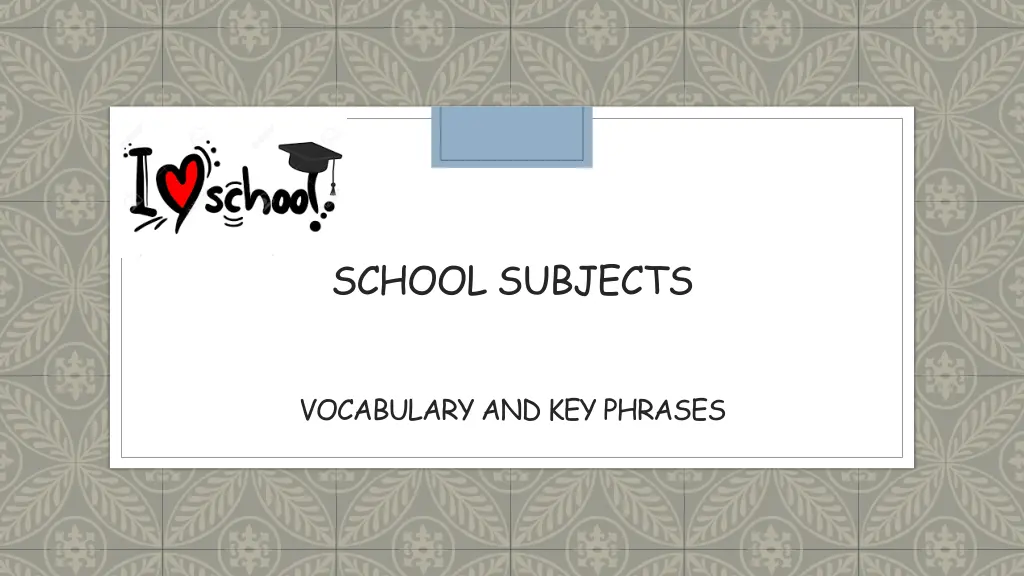 school subjects n.w
