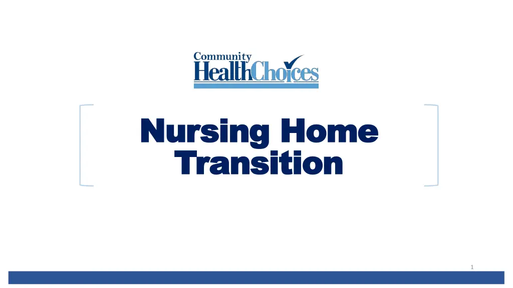 nursing home nursing home transition transition n.w