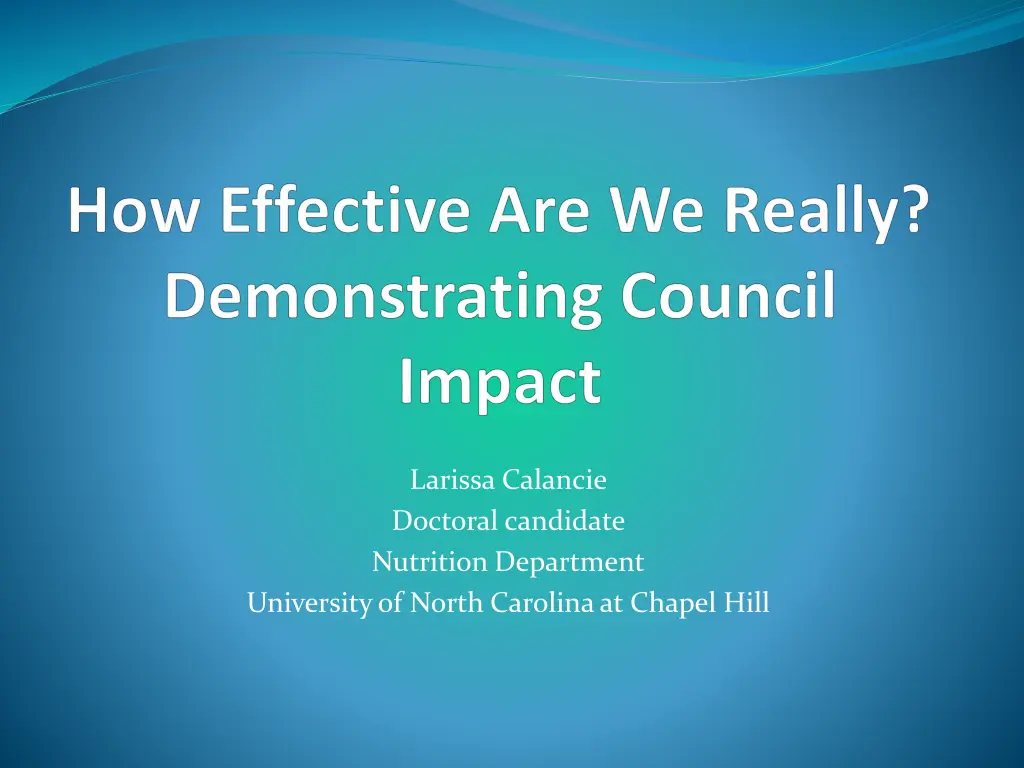 larissa calancie doctoral candidate nutrition n.w