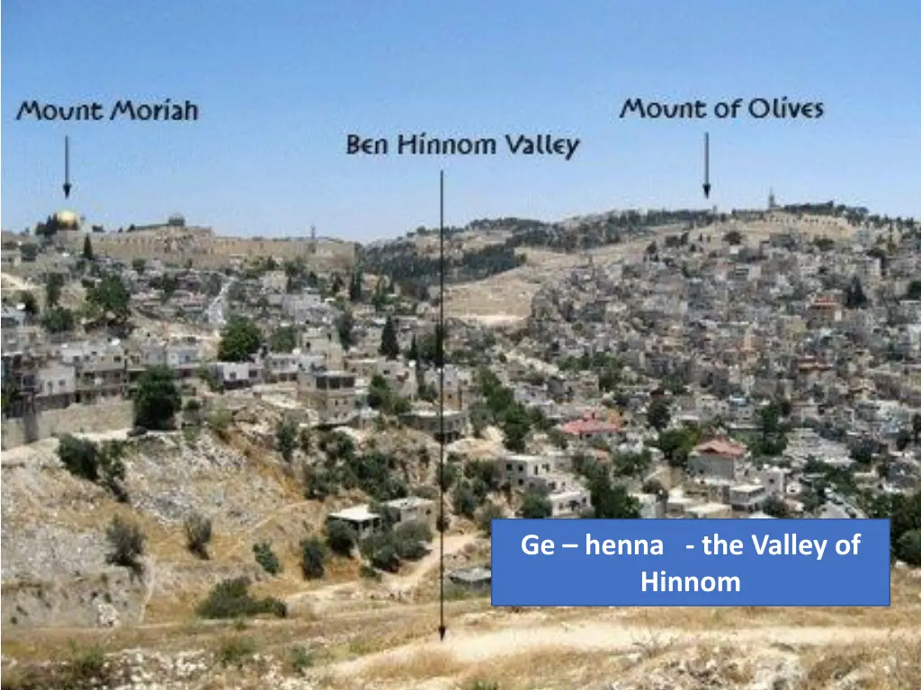 ge henna the valley of hinnom n.w