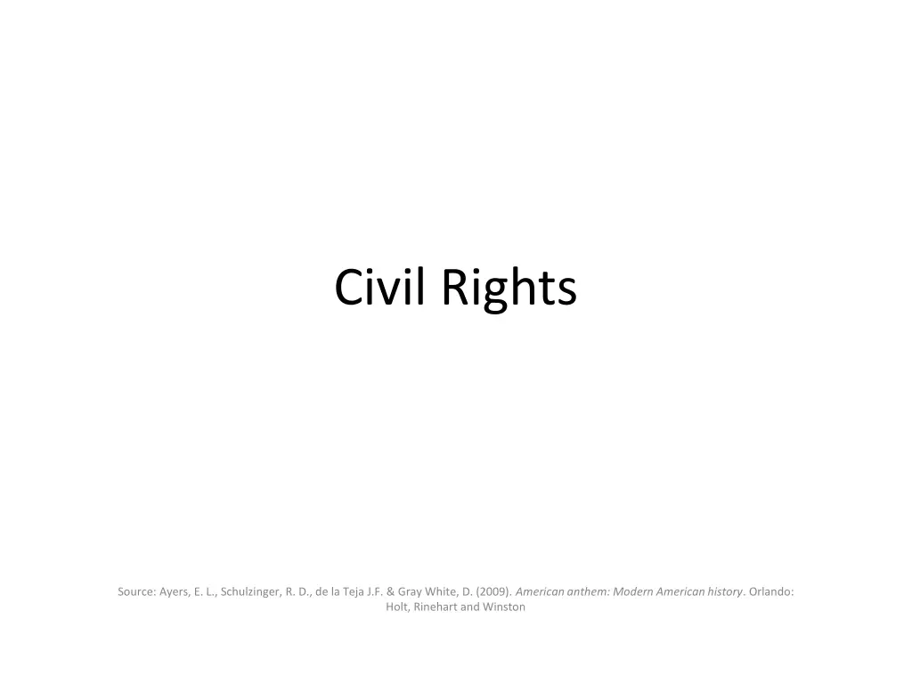 civil rights n.w