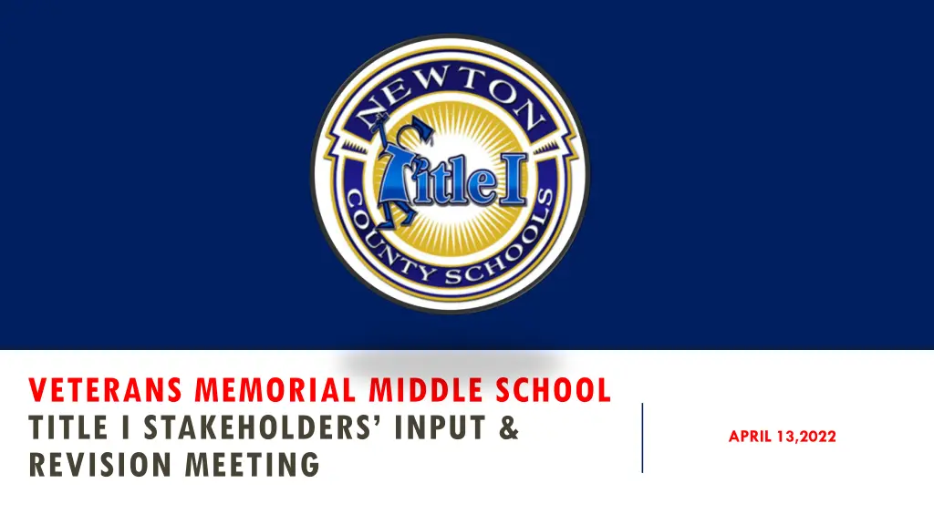 veterans memorial middle school title n.w