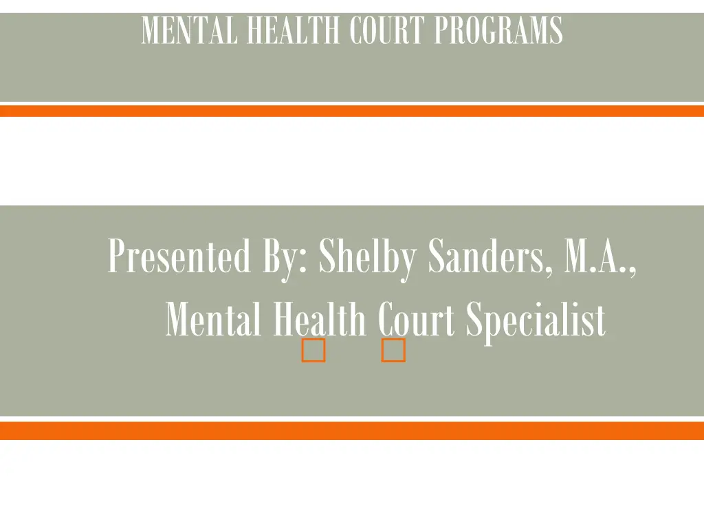 mental health court programs n.w