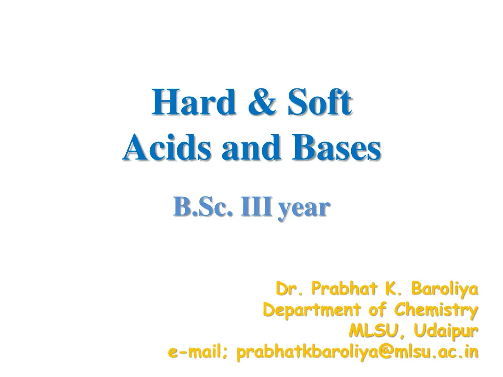 hard soft acids and bases n.w