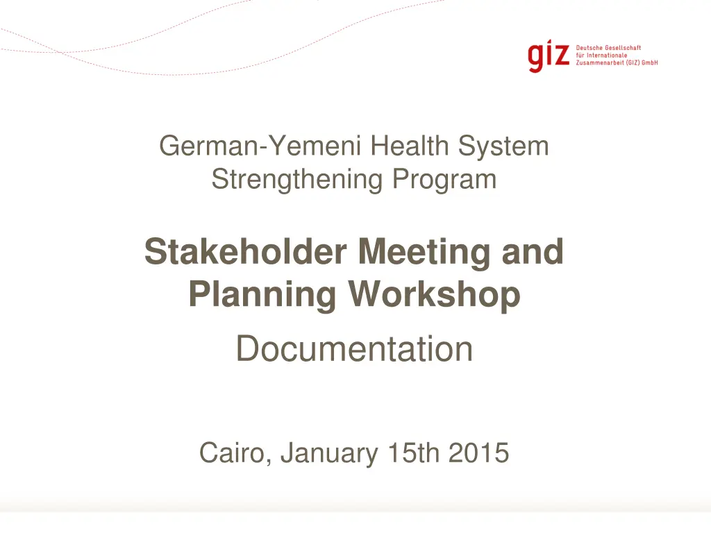 german yemeni health system strengthening program n.w