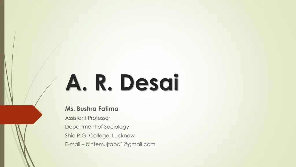 a r desai n.w